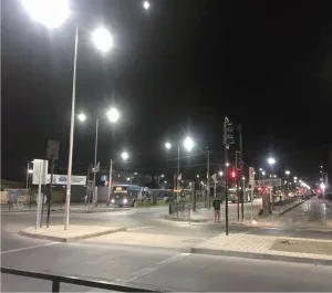 Chile road street light project
