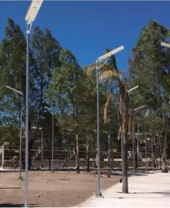 Greece solar street light project