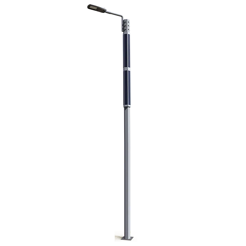 Solar module pole