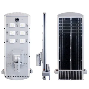 Auto cleaning all in one solar street light for project