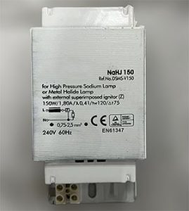 150W gold halogen lamp ballast